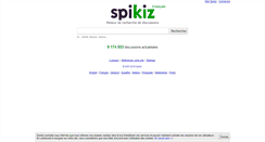 Desktop Screenshot of fr.spikiz.com