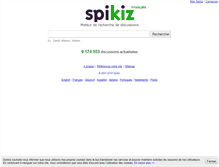 Tablet Screenshot of fr.spikiz.com